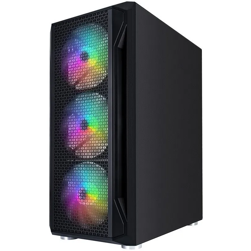 Корпус 1stPlayer X4-4F1 Black 600W - мініатюра 5