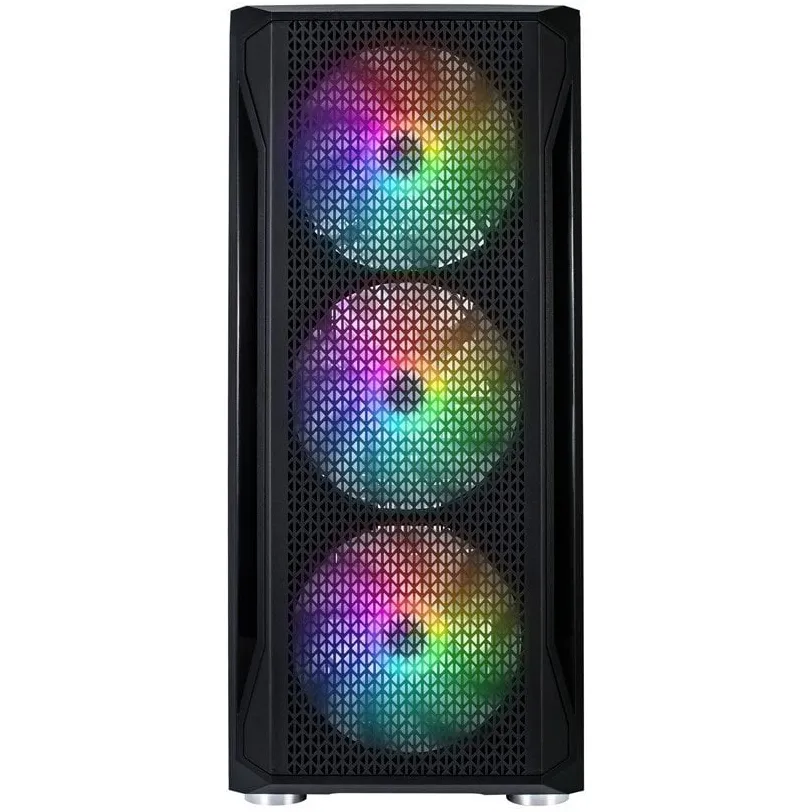 Корпус 1stPlayer X4-4F1 Black 600W - мініатюра 6