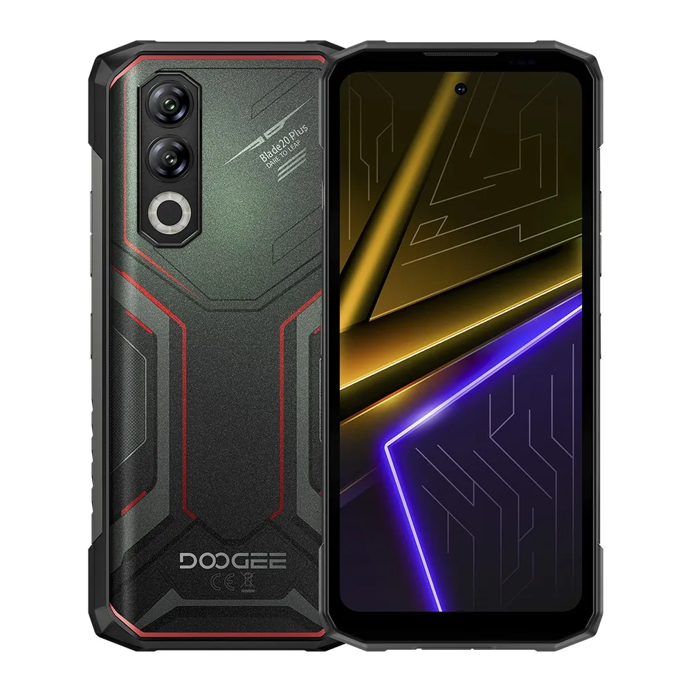 Смартфон Doogee Blade20 Plus 6/256GB Black Red - зображення 1