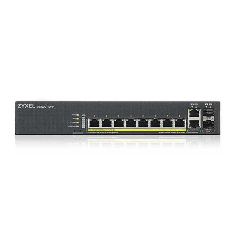 Комутатор ZYXEL GS2220-10HP (GS2220-10HP-EU0101F) - мініатюра 2