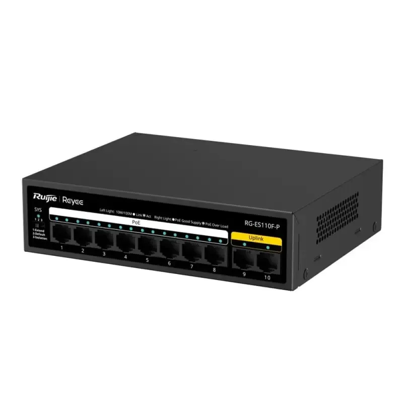 Комутатор Ruijie Reyee RG-ES110F-P - зображення 1