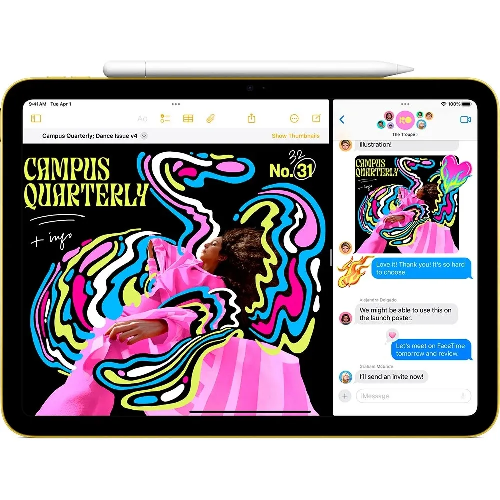 Планшет Apple iPad 11" Wi-Fi 128GB Blue (MD4A4TY/A) - мініатюра 6