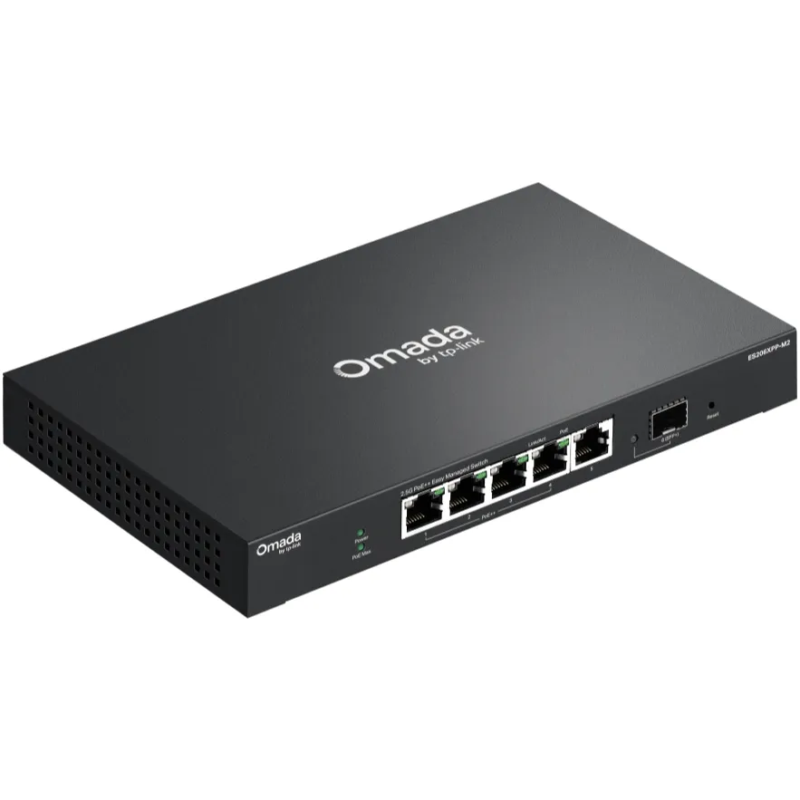 Комутатор TP-Link Omada ES206XPP-M2 - мініатюра 2