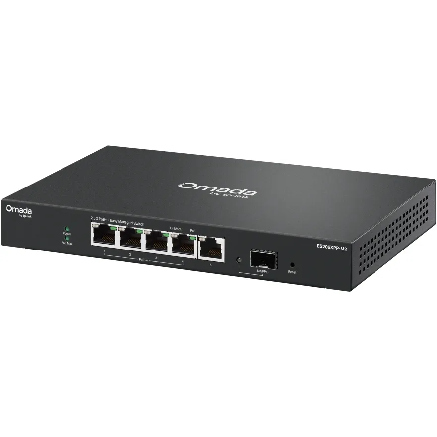 Комутатор TP-Link Omada ES206XPP-M2 - мініатюра 3
