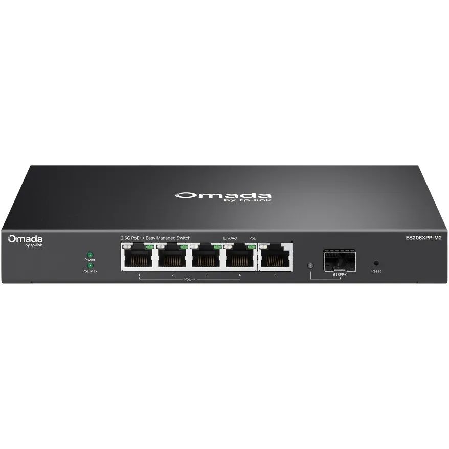 Комутатор TP-Link Omada ES206XPP-M2 - мініатюра 5