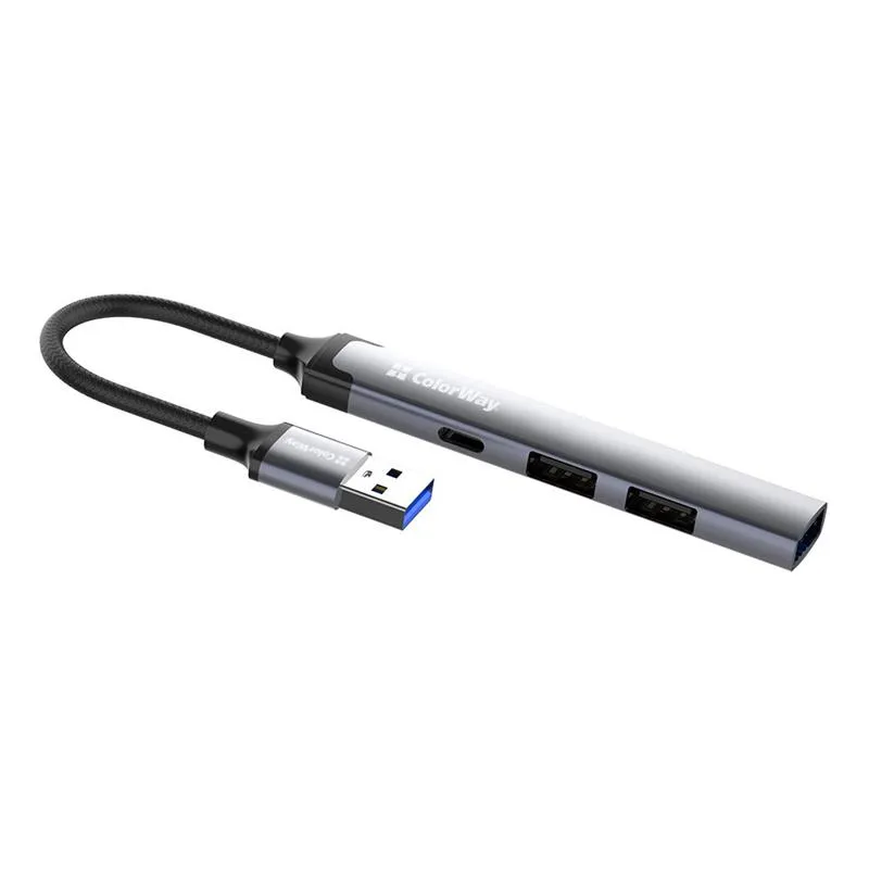 USB-хаб СolorWay USB-A 4-в-1 USB2.0х3/USB3.0 (CW-HUB05) - зображення 1