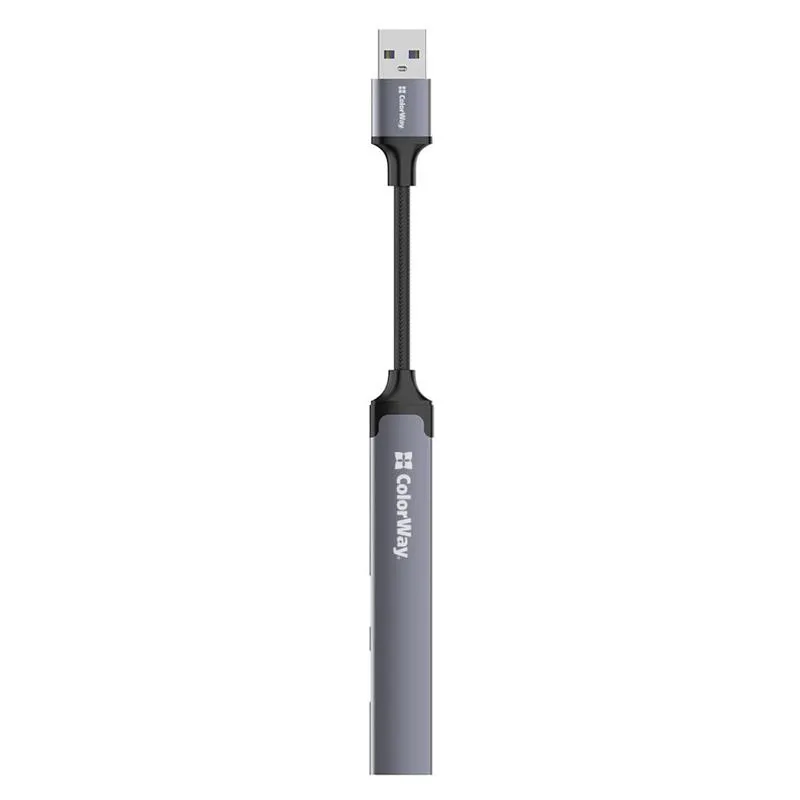 USB-хаб СolorWay USB-A 4-в-1 USB2.0х3/USB3.0 (CW-HUB05) - мініатюра 2
