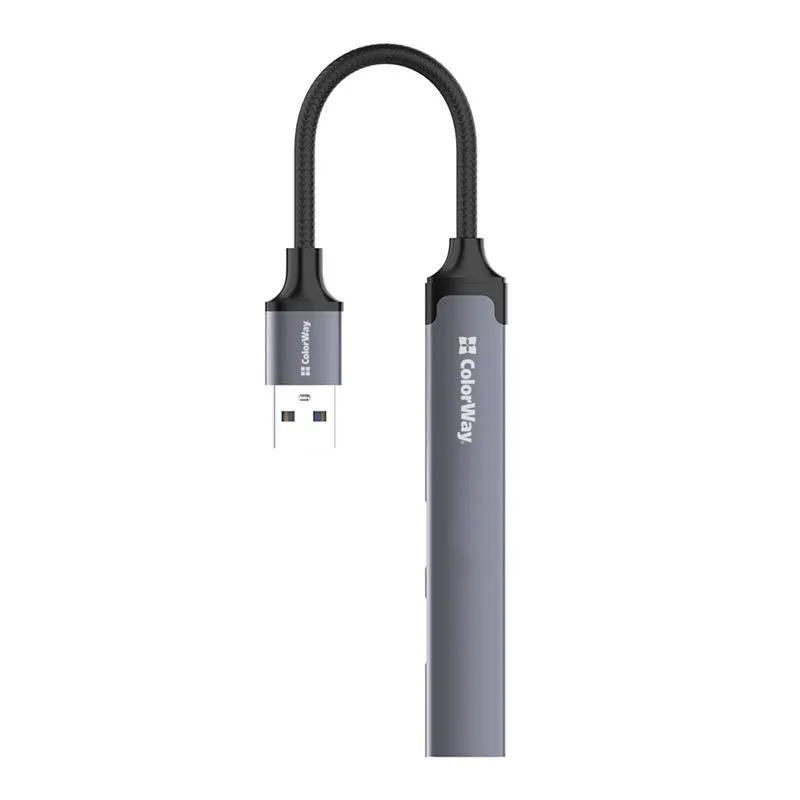 USB-хаб СolorWay USB-A 4-в-1 USB2.0х3/USB3.0 (CW-HUB05) - мініатюра 9