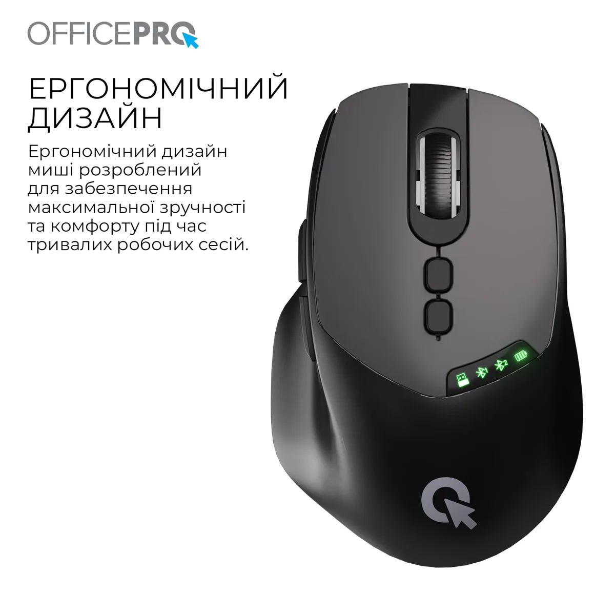 Миша бездротова OfficePro M520B Black - мініатюра 10