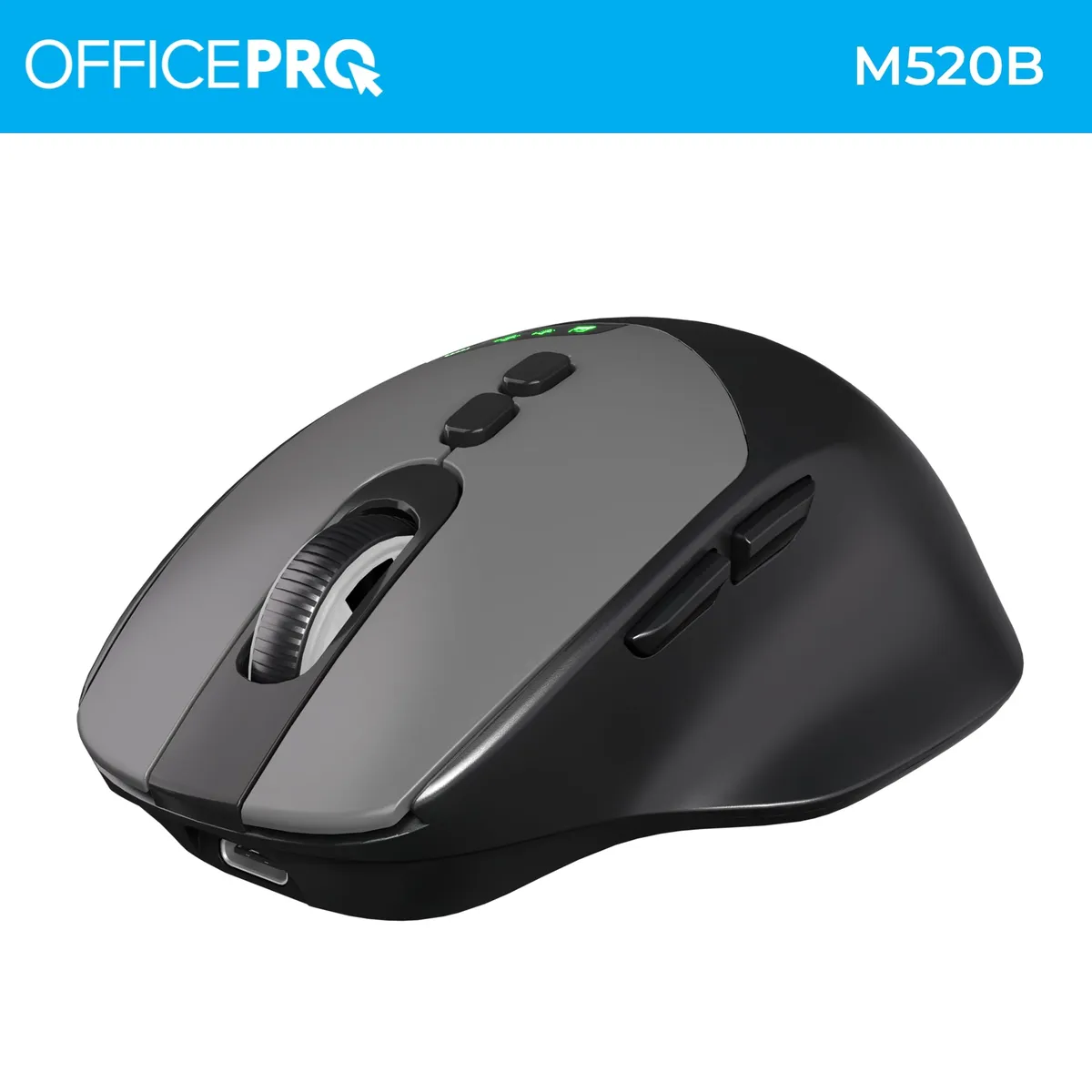Миша бездротова OfficePro M520B Black - мініатюра 3