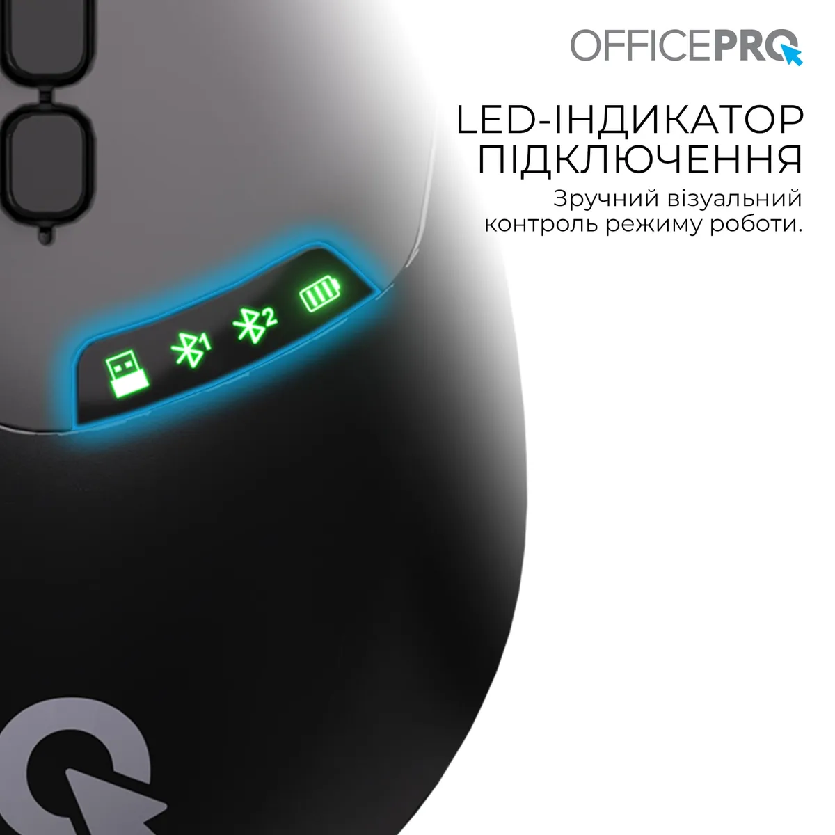 Миша бездротова OfficePro M520B Black - мініатюра 5
