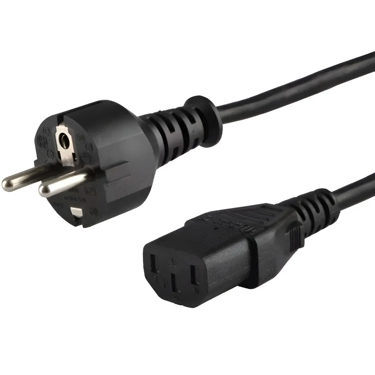 Кабель живлення Dell CEE 7/7-IEC C13, 3*0.75 мм, 1.8м Black (078390) - зображення 1