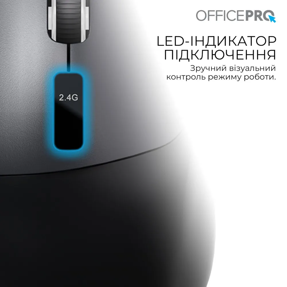 Миша бездротова OfficePro M398B Black - мініатюра 8