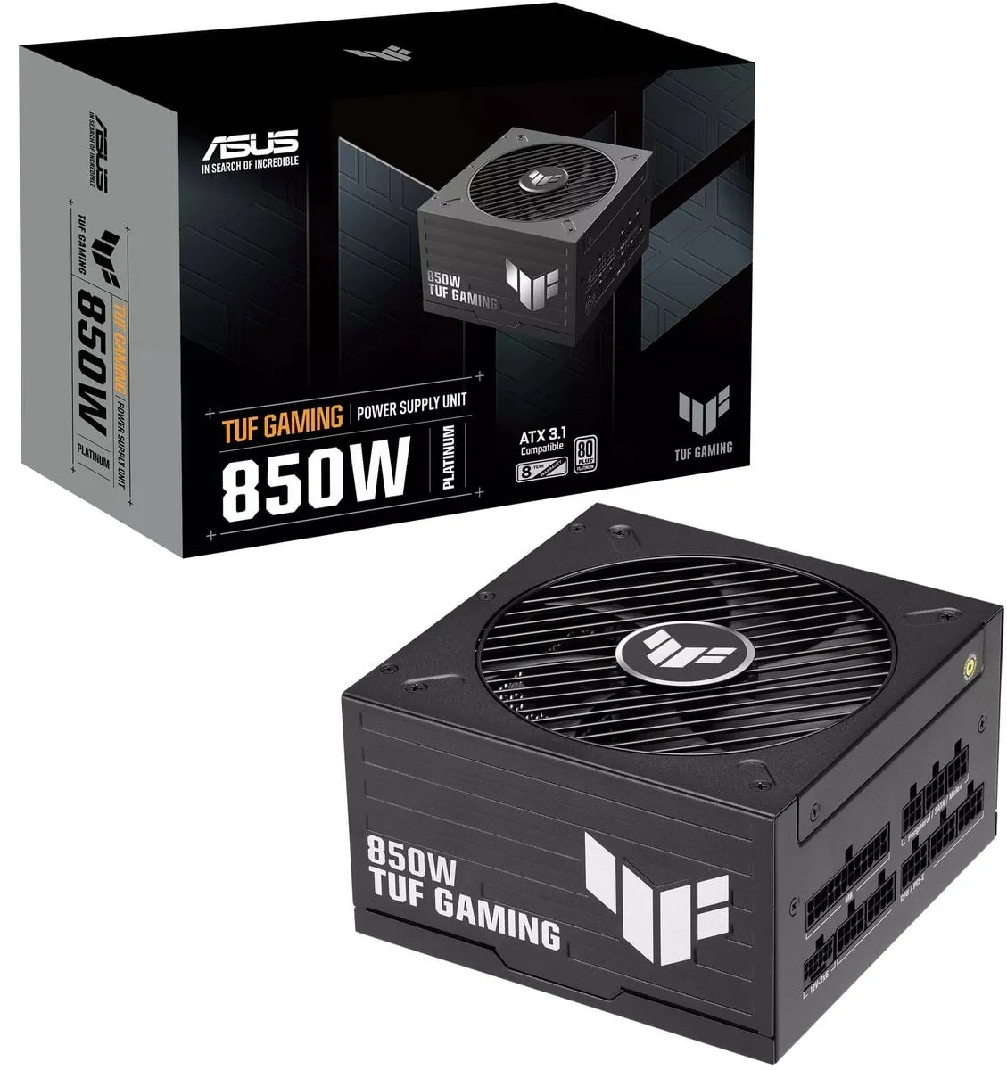 Блок живлення Asus TUF Gaming 850W Platinum (90YE0102-B0NA00) - мініатюра 2