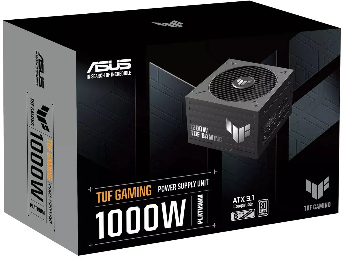 Блок живлення Asus TUF Gaming 1000W Platinum (90YE0101-B0NA00) - зображення 1