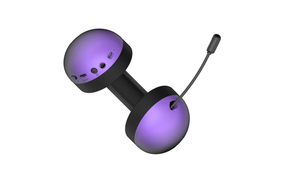 Ігрова гарнітура HATOR Hellyberry HH30 PRO wireless (HH30_PRO_wireless_BV) black-violet gradient - мініатюра 8
