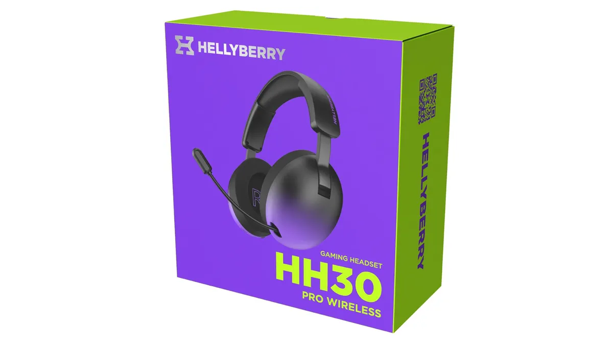 Ігрова гарнітура HATOR Hellyberry HH30 PRO wireless (HH30_PRO_wireless_BV) black-violet gradient - мініатюра 9
