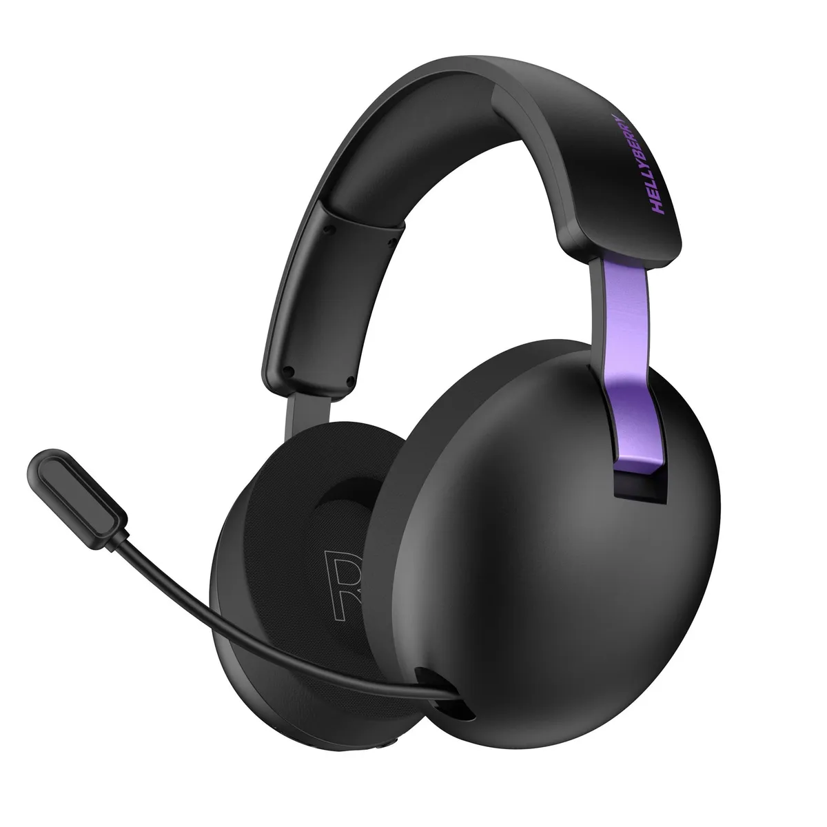 Ігрова гарнітура HATOR Hellyberry HH30 wireless (HH30_wireless_BV) black-violet - зображення 1