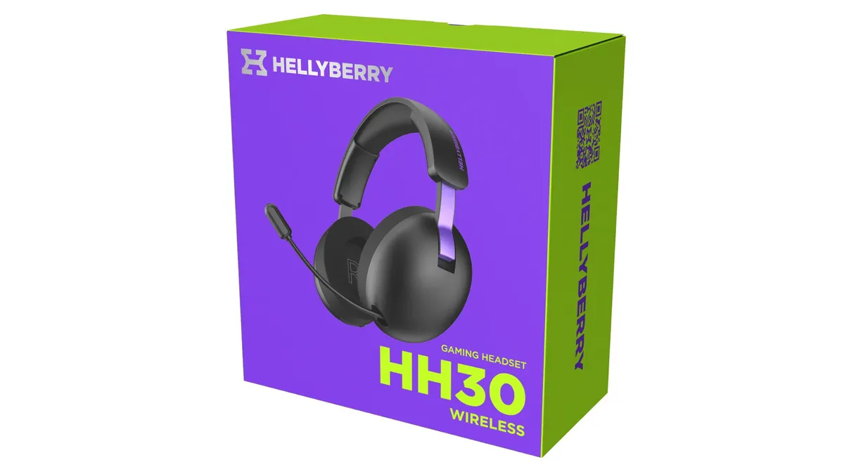 Ігрова гарнітура HATOR Hellyberry HH30 wireless (HH30_wireless_BV) black-violet - мініатюра 9