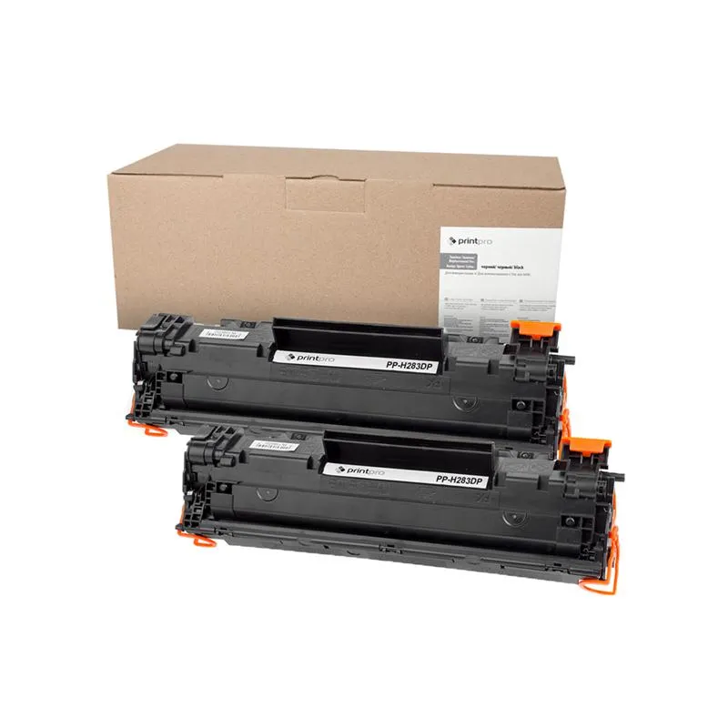 Картридж PrintPro (PP-H283DP) HP LJ Pro M125nw/M127fn Black (CF283AF) Dual Pack - зображення 1