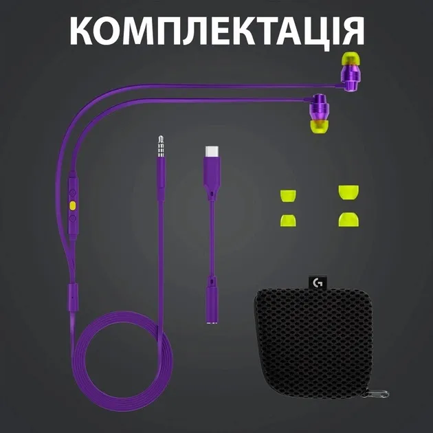 Гарнітура Logitech G333 Purple (981-000936) - мініатюра 13