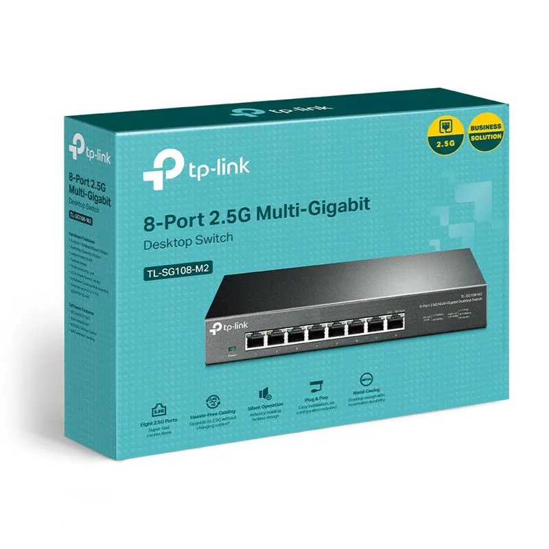 Комутатор TP-Link TL-SG108-M2 (8х2,5GE) - мініатюра 4