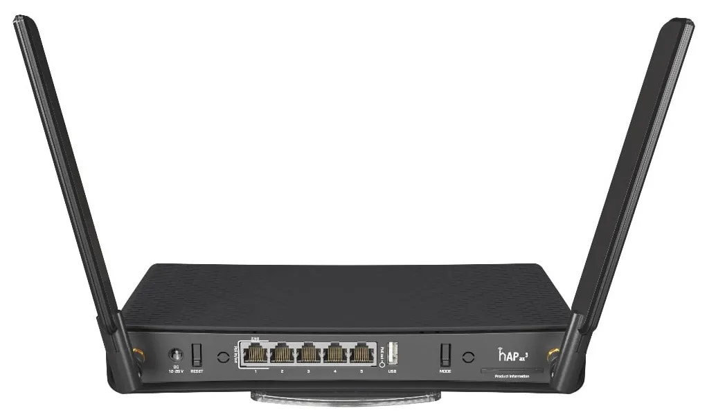 Бездротовий маршрутизатор MikroTik hAP AX3 (C53UiG+5HPaxD2HPaxD) - мініатюра 2