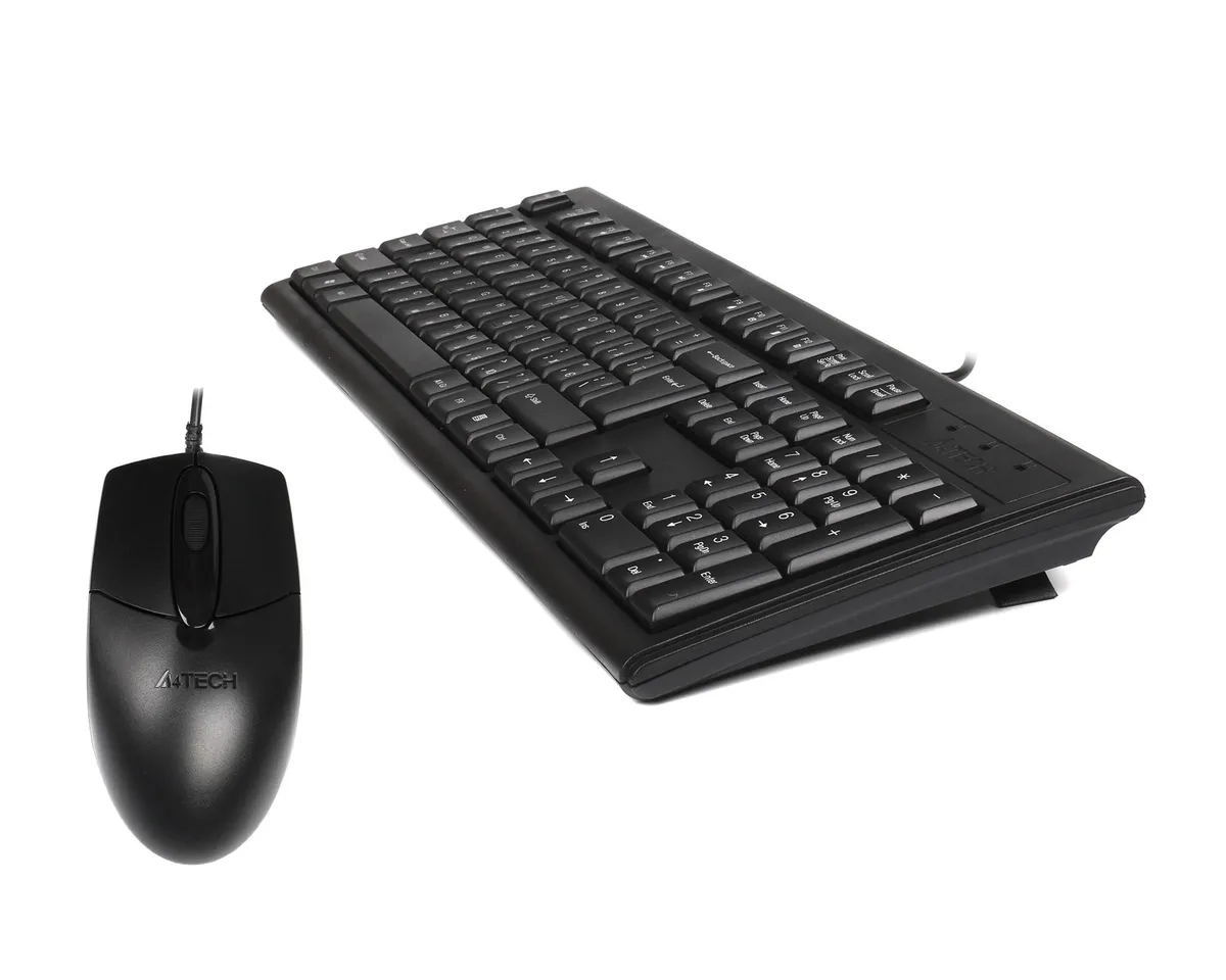 Комплект (клавіатура, миша) A4Tech KR-8372S Black - мініатюра 4