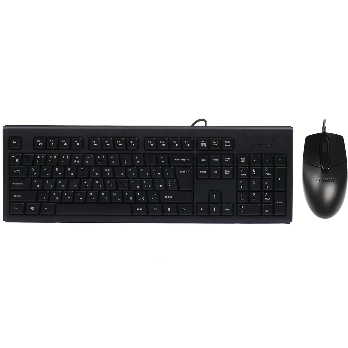 Комплект (клавіатура, миша) A4Tech KR-8372S Black - мініатюра 7