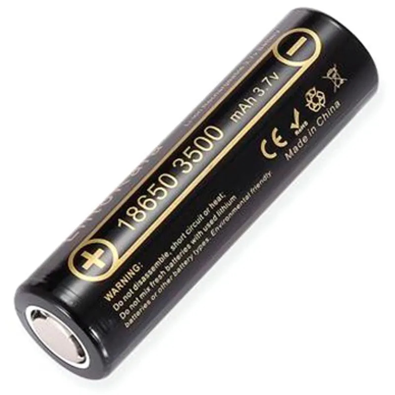 Акумулятор LiitoKala 18650 Li-Ion 3500 mAh Black - зображення 1