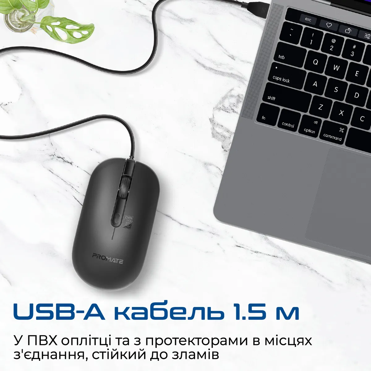 Миша Promate CM-2400 Black - мініатюра 4