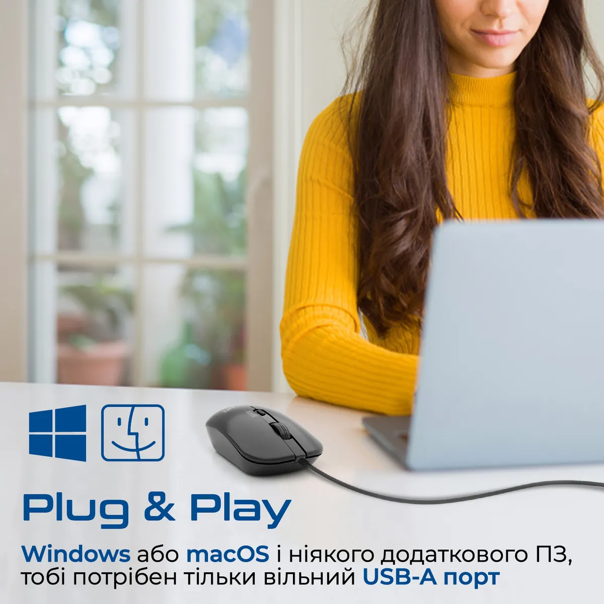 Миша Promate CM-2400 Black - мініатюра 5
