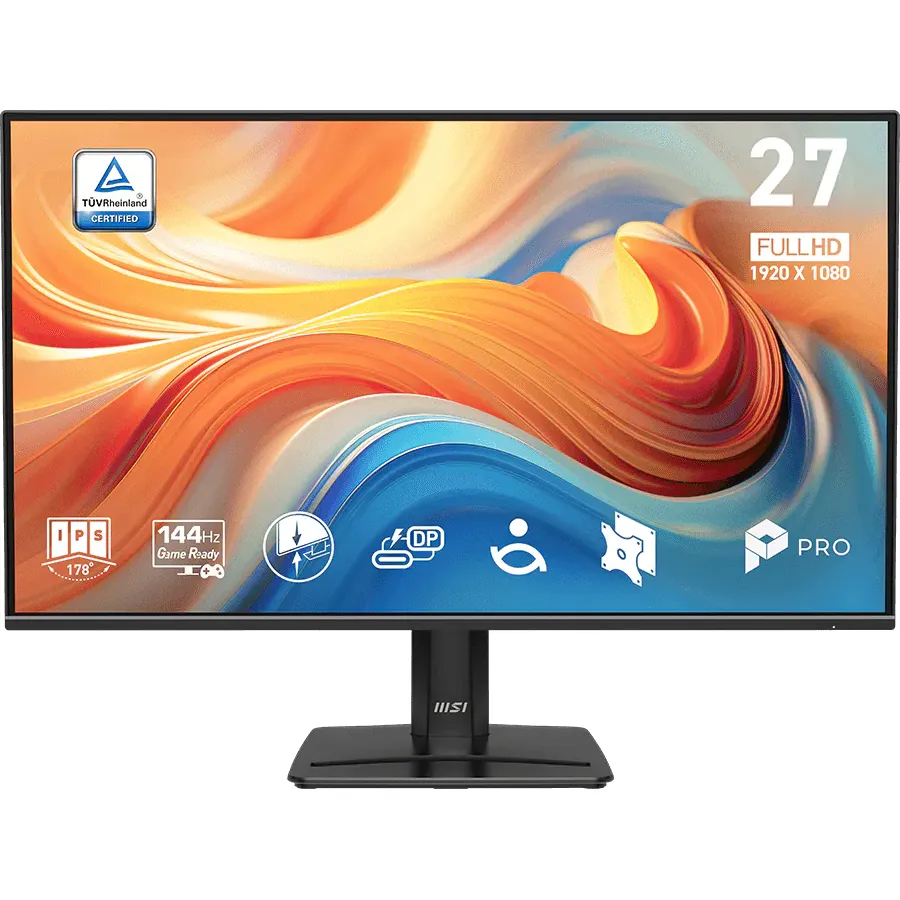 Монітор MSI 27" Pro MP272 E14C IPS Black 144Hz - зображення 1
