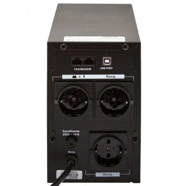 Джерело безперебійного живлення LogicPower LPM-U1250VA - мініатюра 2