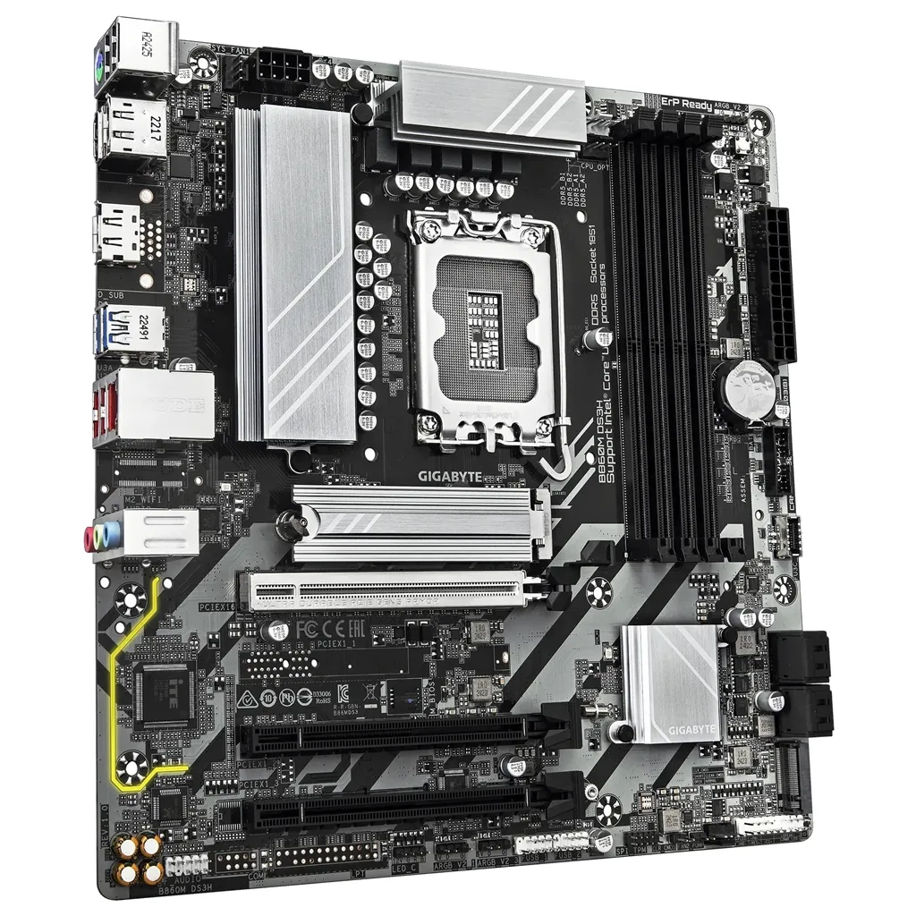Материнська плата Gigabyte B860M DS3H Socket 1851 - мініатюра 3
