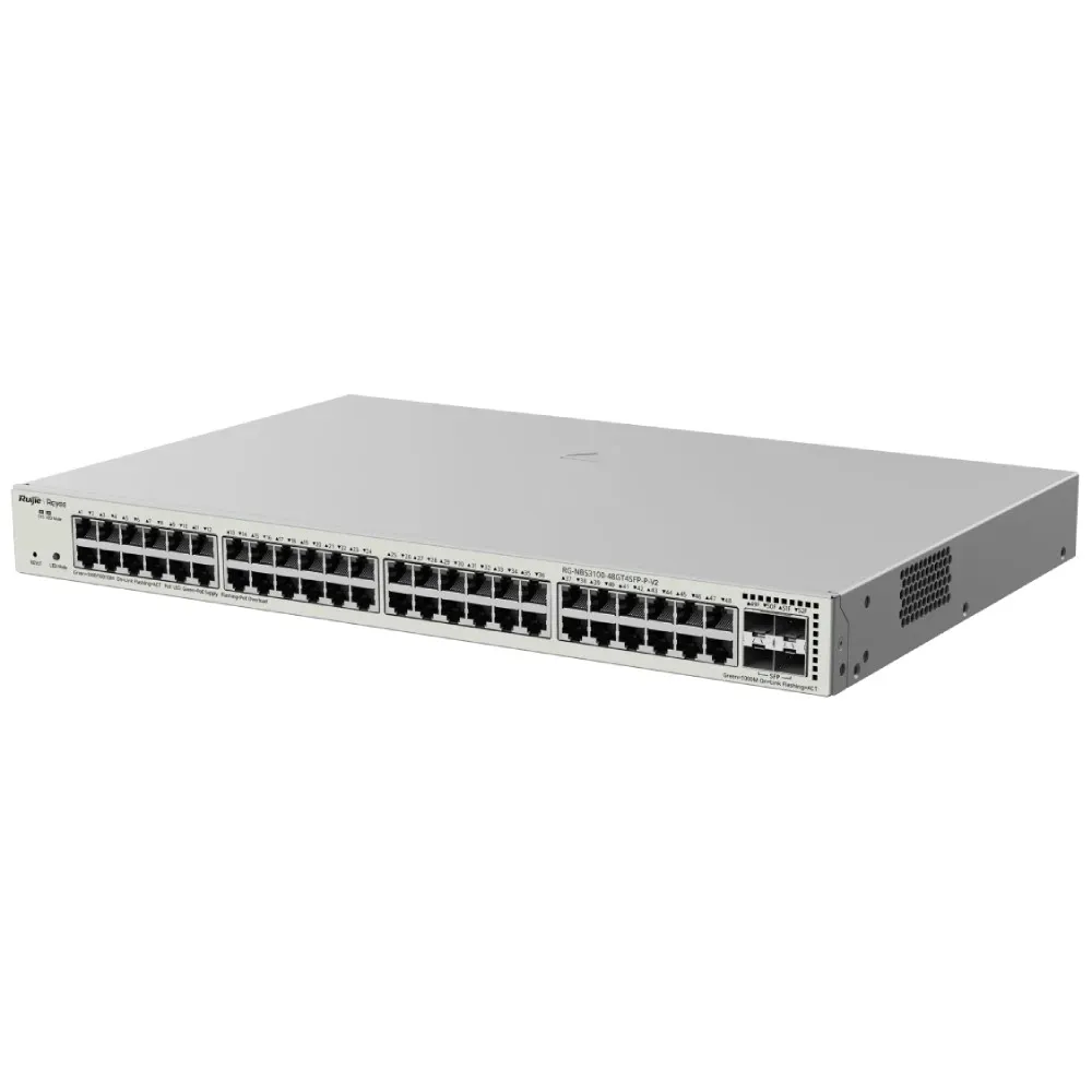 Комутатор Ruijie Reyee RG-NBS3100-48GT4SFP-P-V2 - мініатюра 2