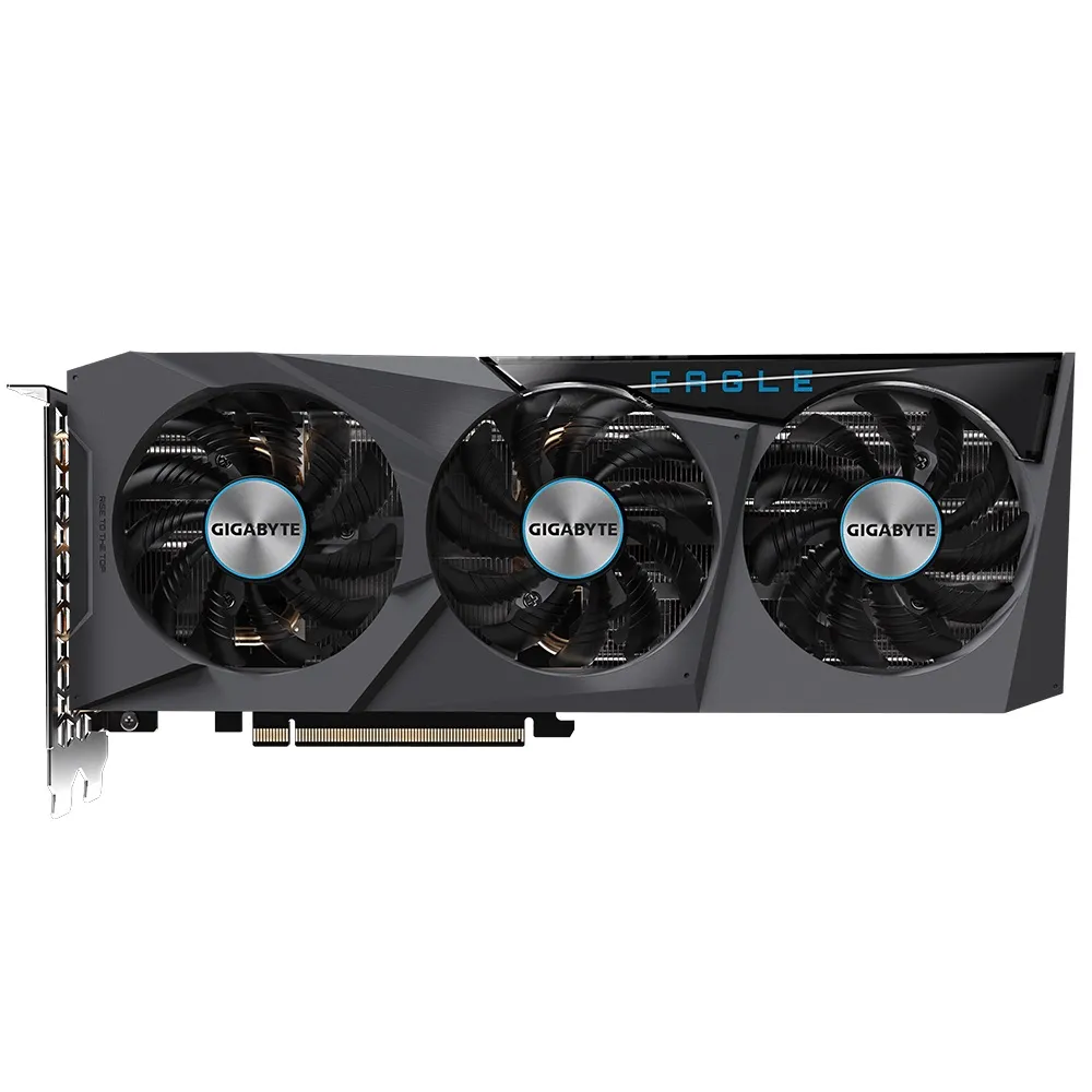 Відеокарта GF RTX 3060 Ti 8GB GDDR6X Eagle OC Gigabyte (GV-N306TXEAGLE OC-8GD) - мініатюра 2