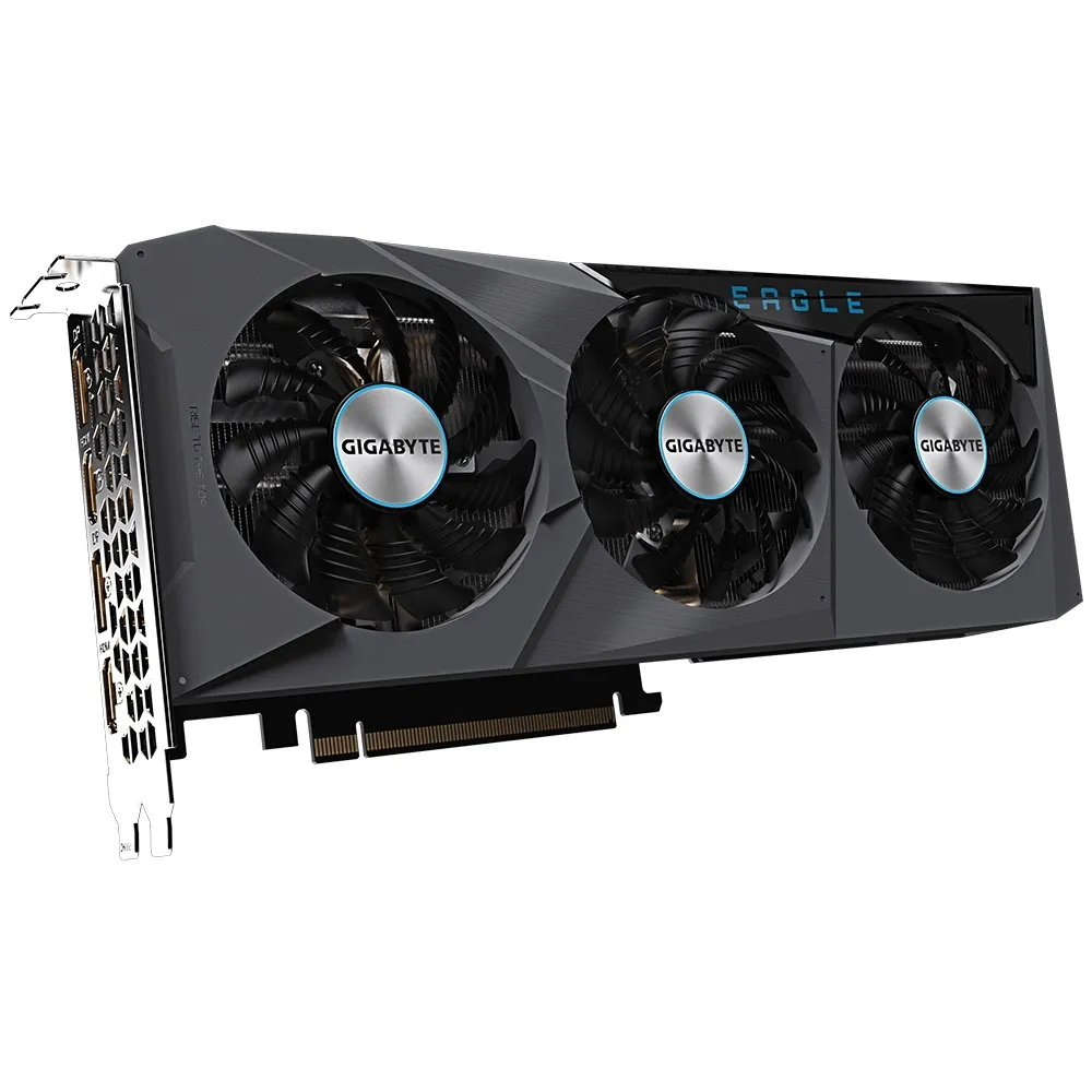 Відеокарта GF RTX 3060 Ti 8GB GDDR6X Eagle OC Gigabyte (GV-N306TXEAGLE OC-8GD) - мініатюра 3