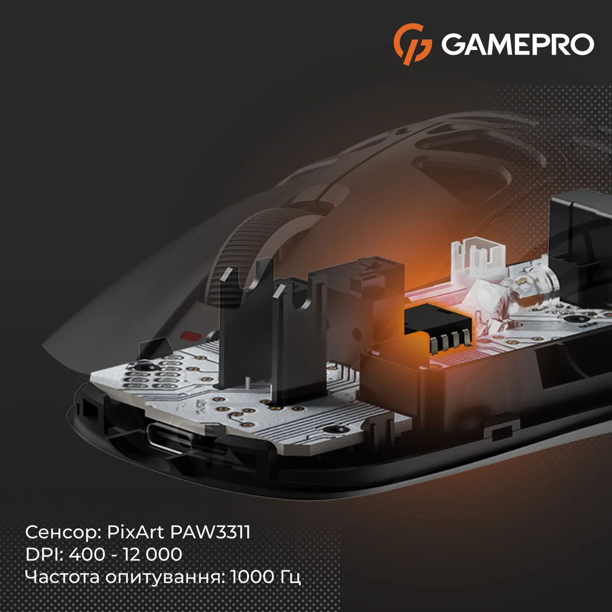 Миша бездротова GamePro Genesis Hollow (GM870HB) - мініатюра 10