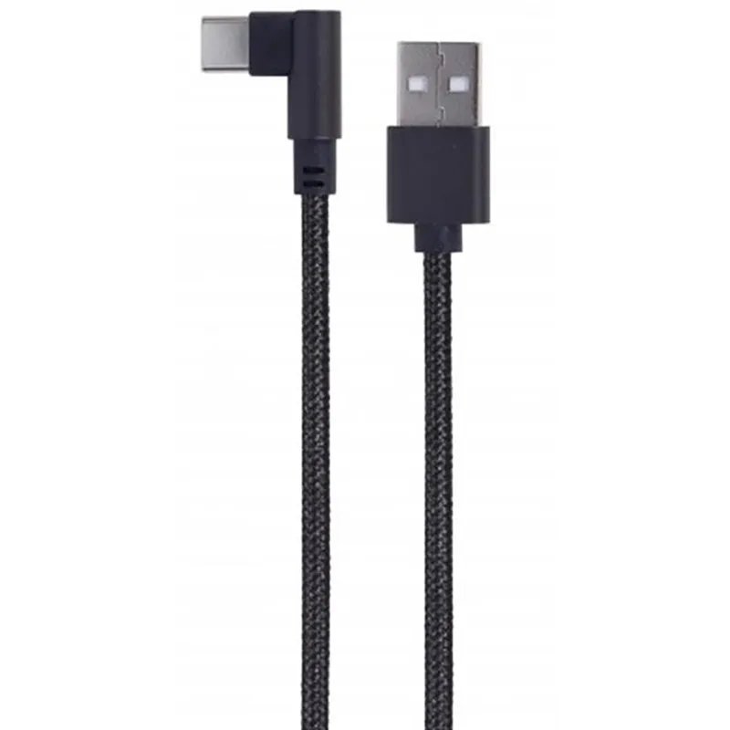 Кабель Cablexpert USB - USB Type-C (M/M), 0.2 м, черный (CC-USB2-AMCML-0.2M) - мініатюра 2