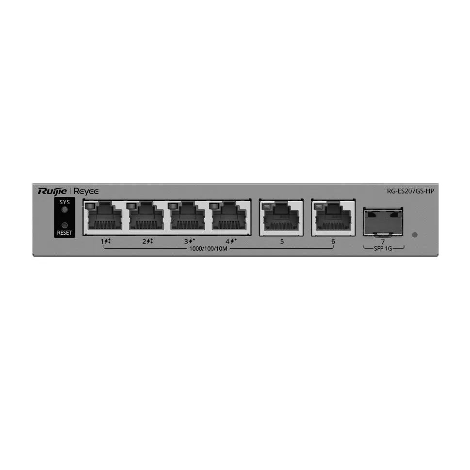Комутатор Ruijie Reyee RG-ES207GS-HP - мініатюра 4