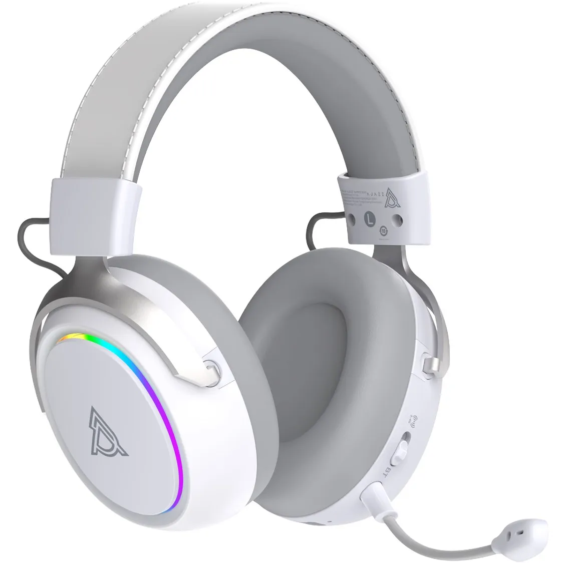 Bluetooth-гарнітура Ajazz AHM10 Max White (AHM10-MAX-W) - зображення 1