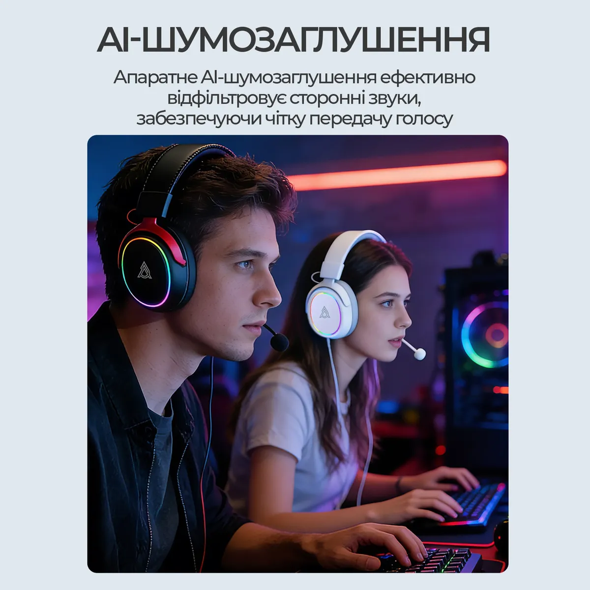Bluetooth-гарнітура Ajazz AHM10 Max White (AHM10-MAX-W) - мініатюра 14
