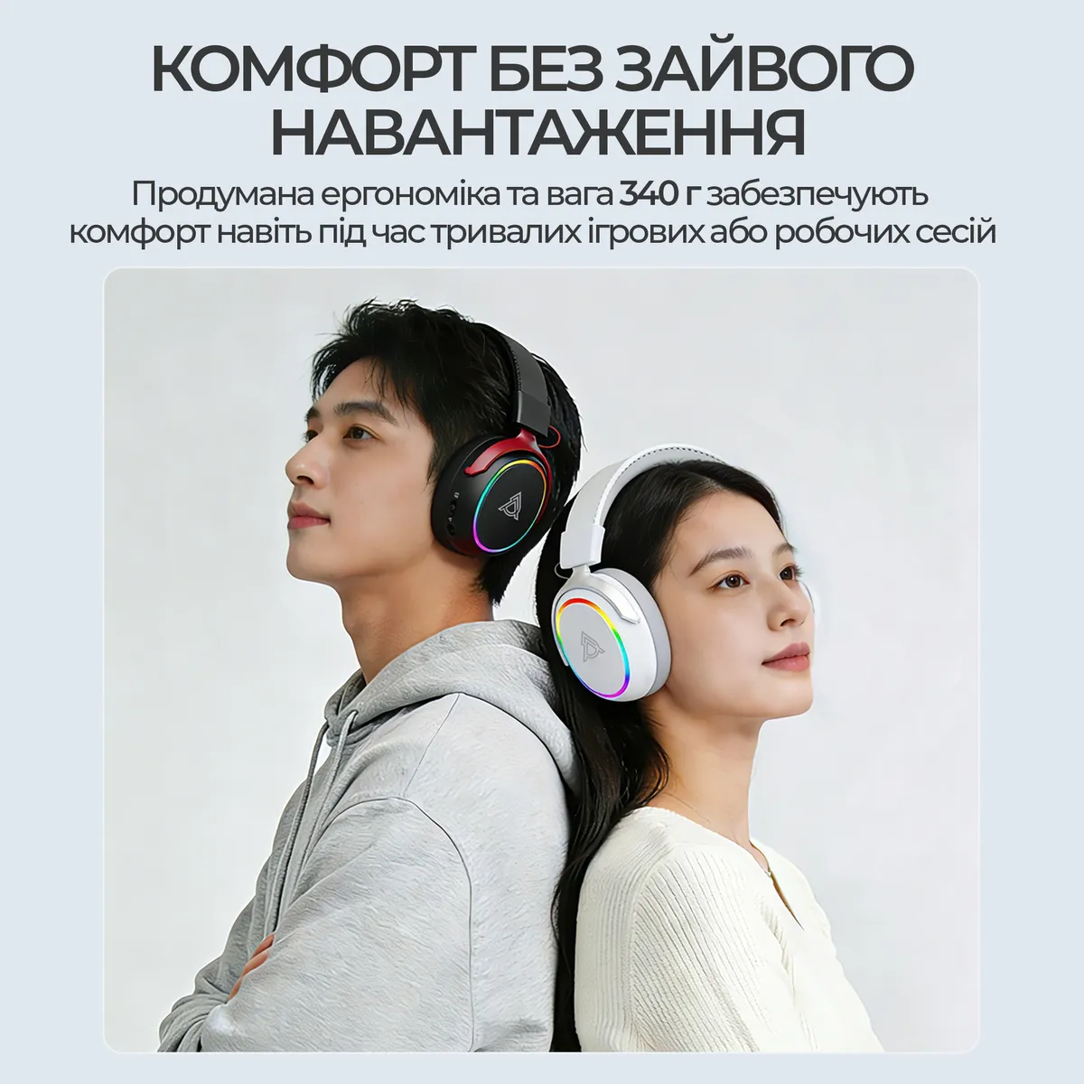 Bluetooth-гарнітура Ajazz AHM10 Max White (AHM10-MAX-W) - мініатюра 16