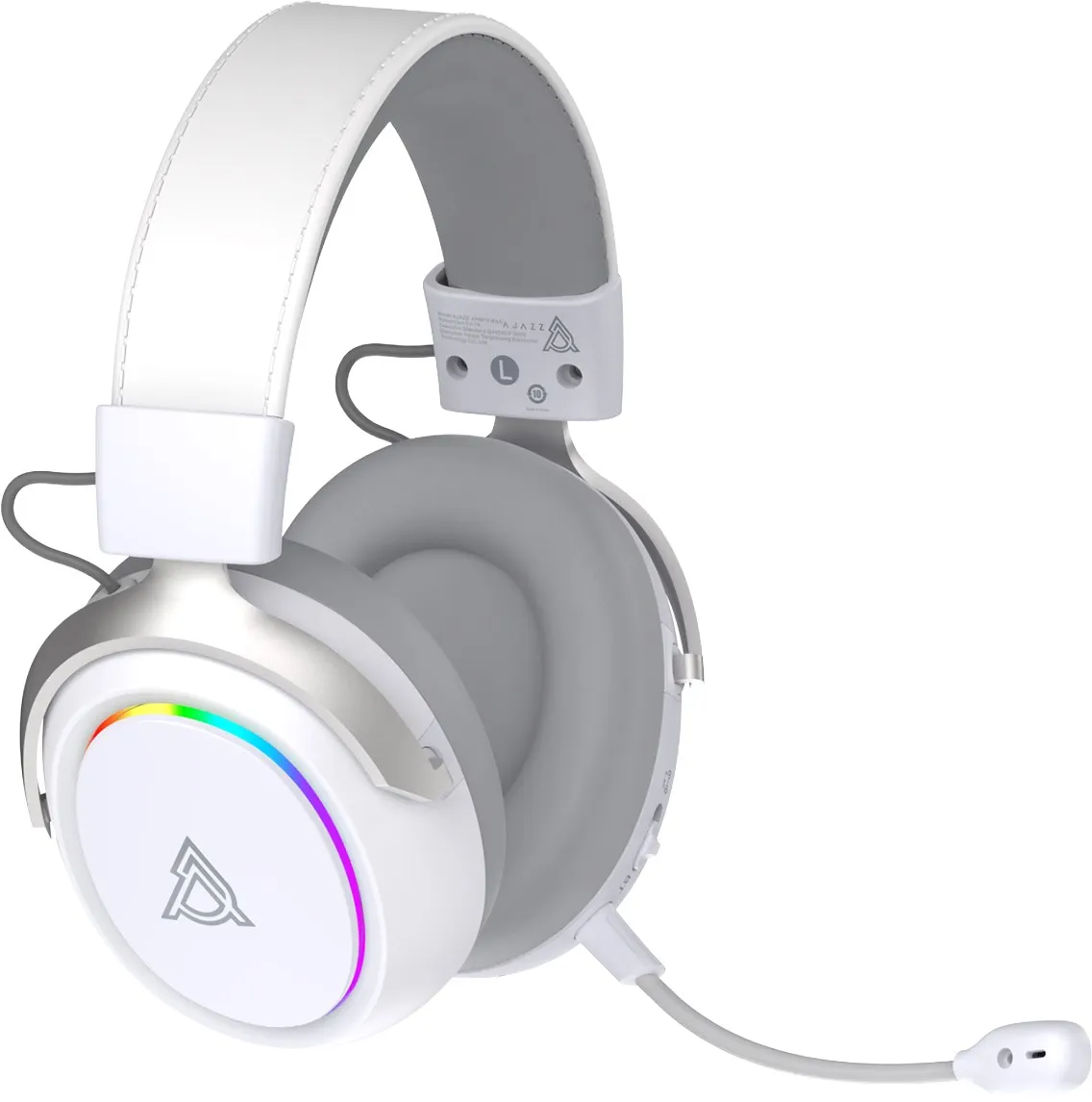 Bluetooth-гарнітура Ajazz AHM10 Max White (AHM10-MAX-W) - мініатюра 3