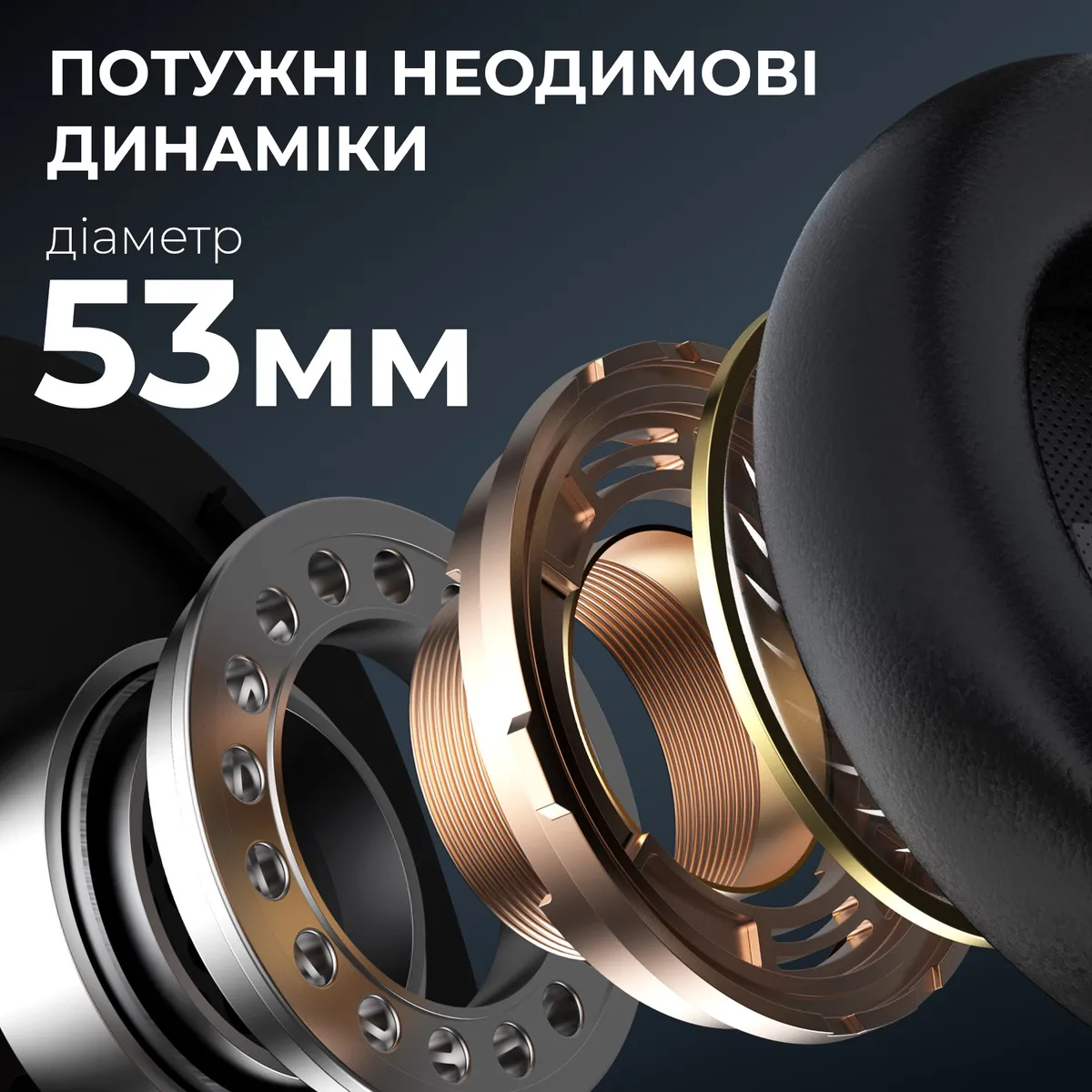 Гарнітура Ajazz AHW10 Black (AHW10-B) - мініатюра 7