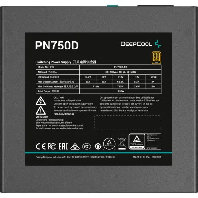 Блок живлення Deepcool 750W PN750D (R-PN750D-FC0B-EU) - мініатюра 4