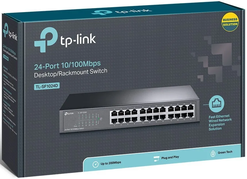 Комутатор мережевий TP-Link TL-SF1024D - мініатюра 3