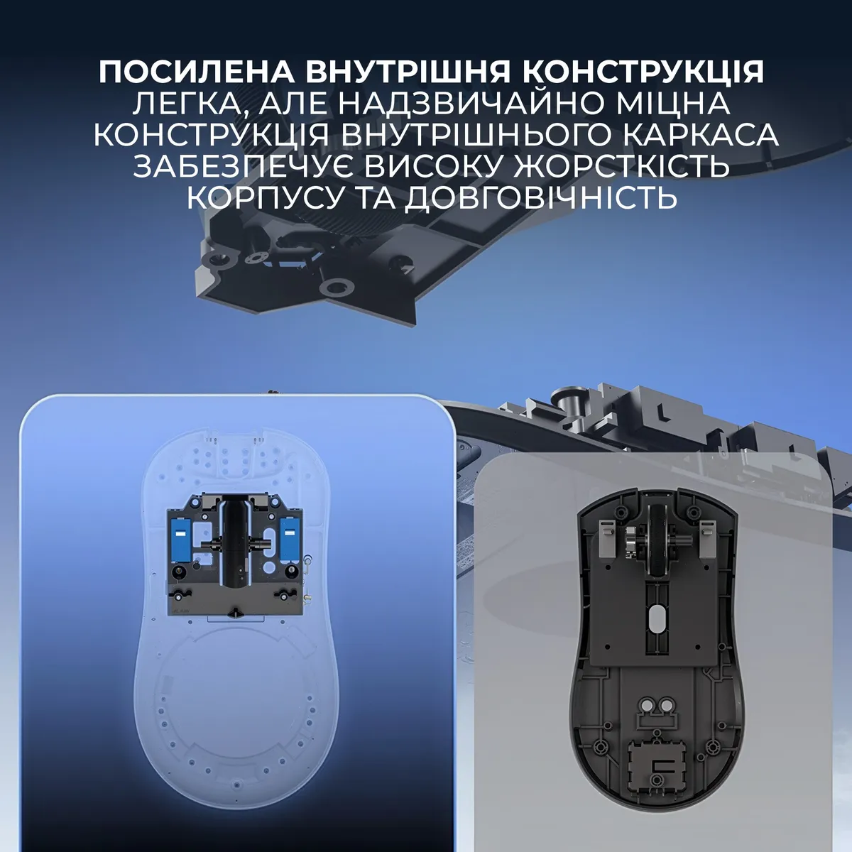 Миша бездротова Ajazz AJ200 Near Link AI MC White (AJ200-NL-AI-MC-W) - мініатюра 10