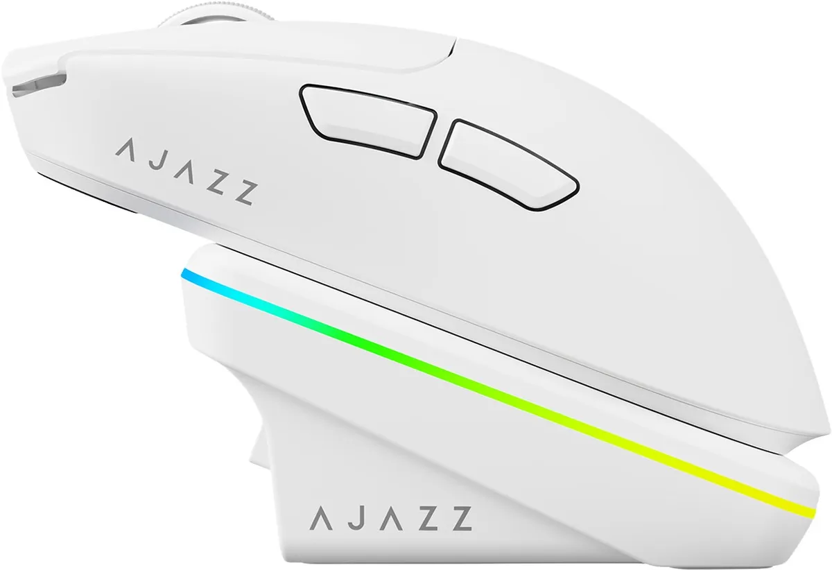 Миша бездротова Ajazz AJ200P Near Link AI MC White (AJ200P-NL-AI-MC-W) - мініатюра 3